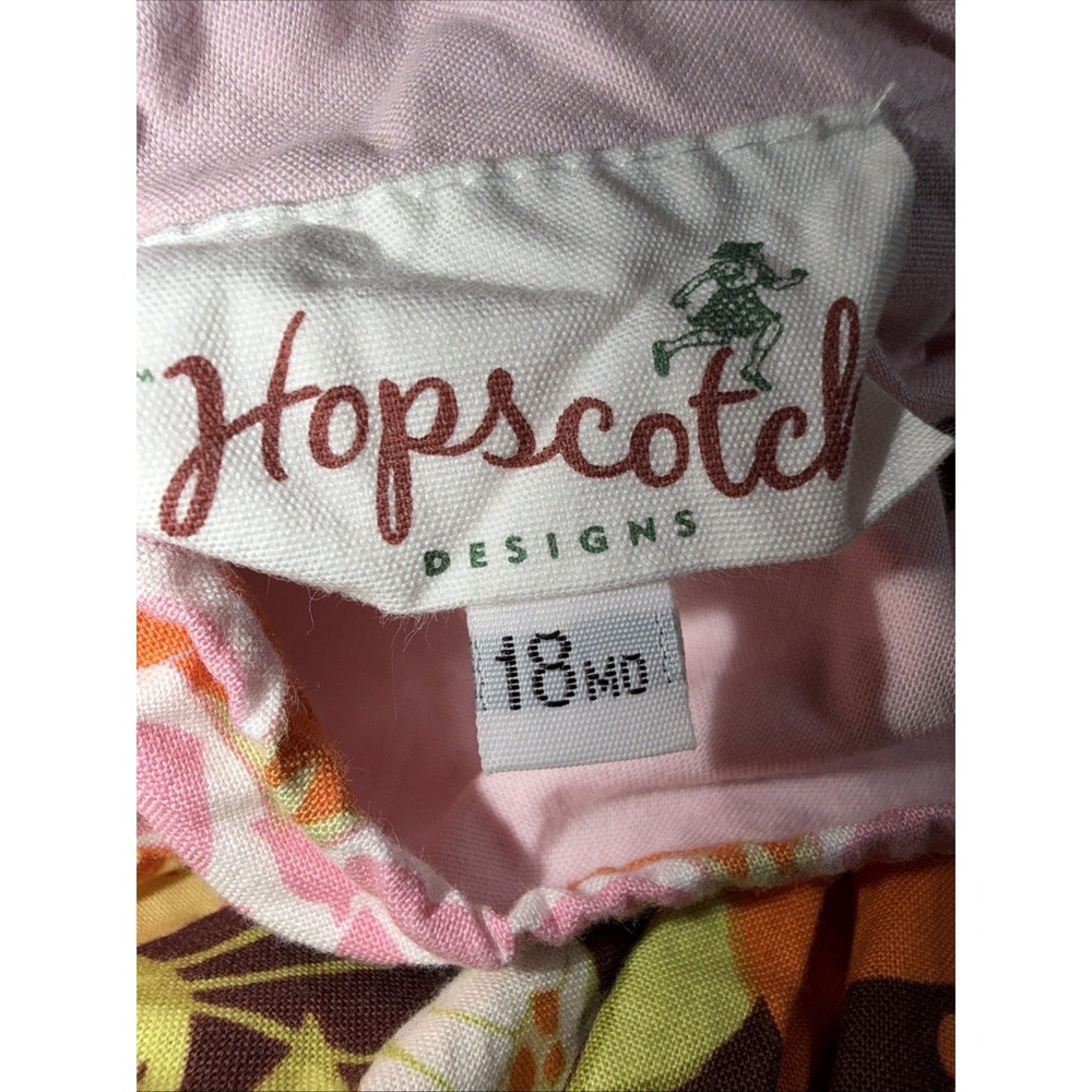 Hopscotch Designs 18 months Yellow Orange‎ Flower Easter Boutique DRESS Flutter - Picture 3 of 6